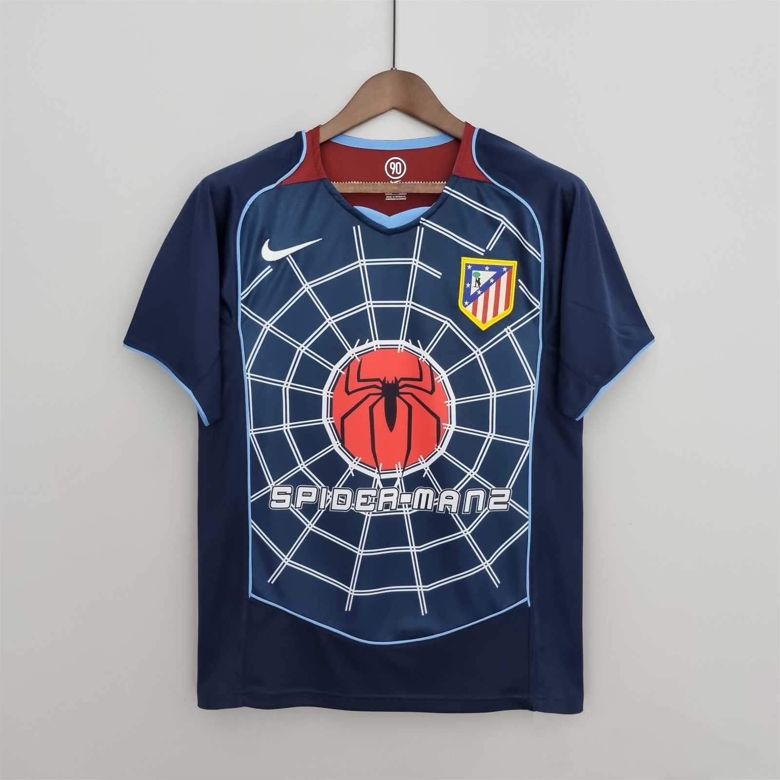 atletico madrid retro away 2004/2005 tm