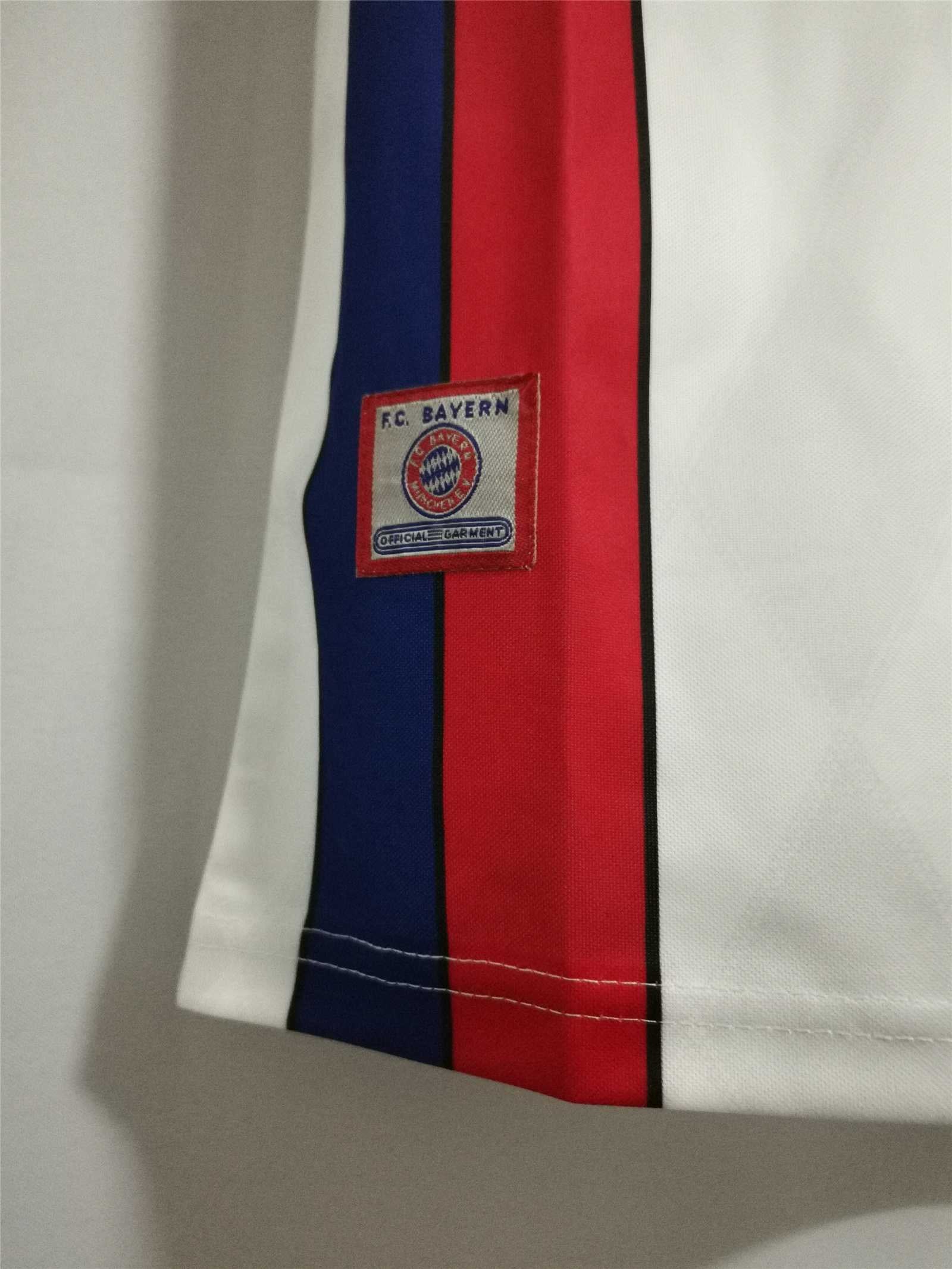 bayern munich retro white away 1995/1996 tm