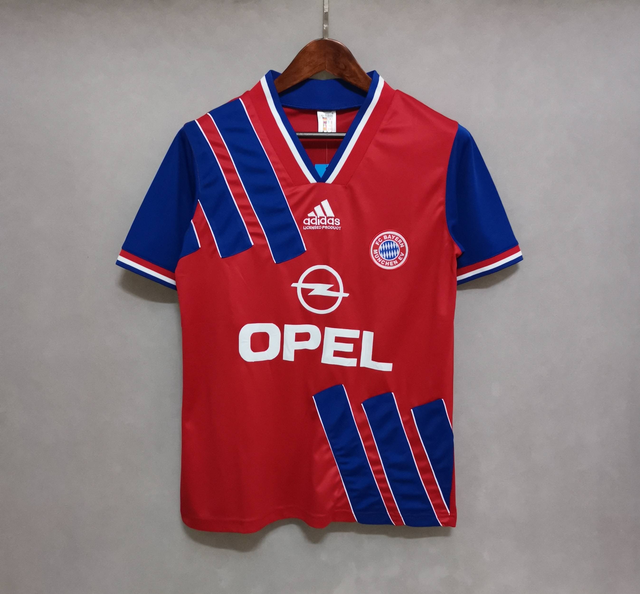 bayern munich home red blue 1993/1994