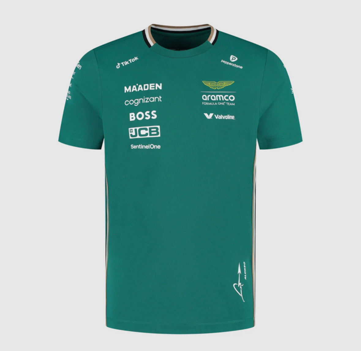 2025 (Aston Martin) green #14 rugby jersey