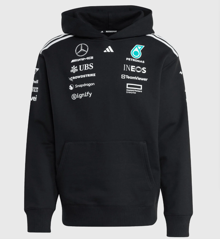 2025 Mercedes black hoodie (MERCEDES)