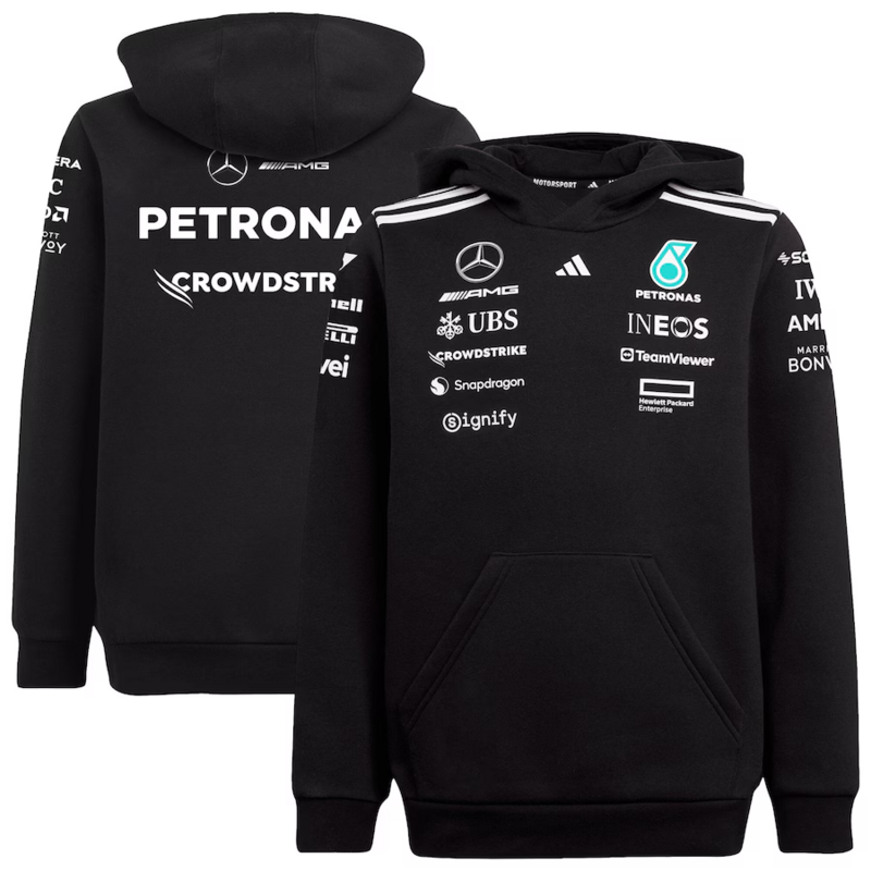 2025 Mercedes black hoodie (MERCEDES)