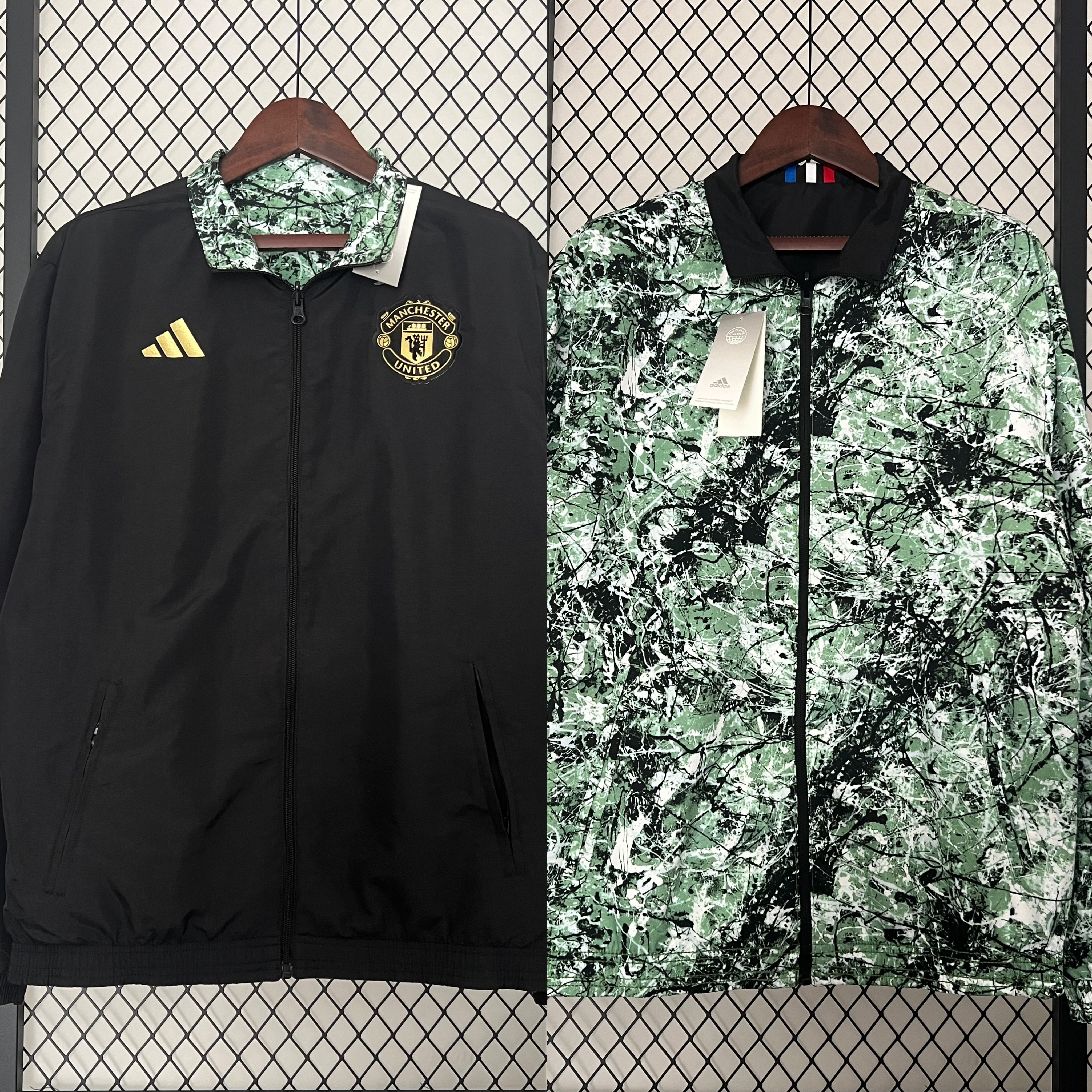 MANCHESTER UNITED DOUBLE FACED JACKET JK