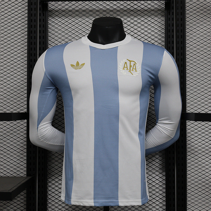 Argentina 50th Anniversary long sleeve player version jersey 25-26 tm