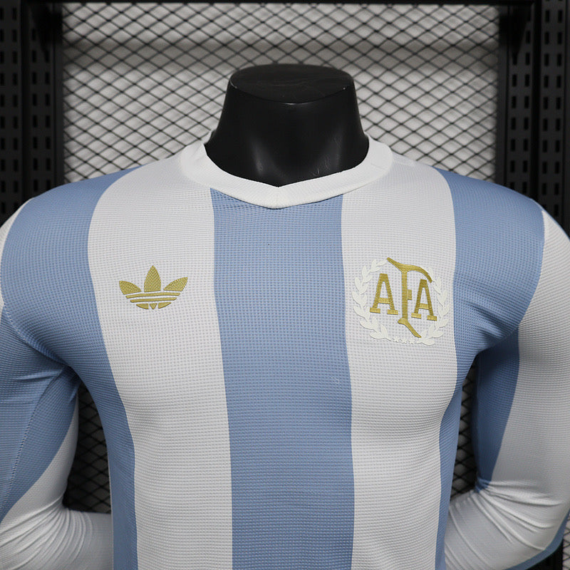 Argentina 50th Anniversary long sleeve player version jersey 25-26 tm