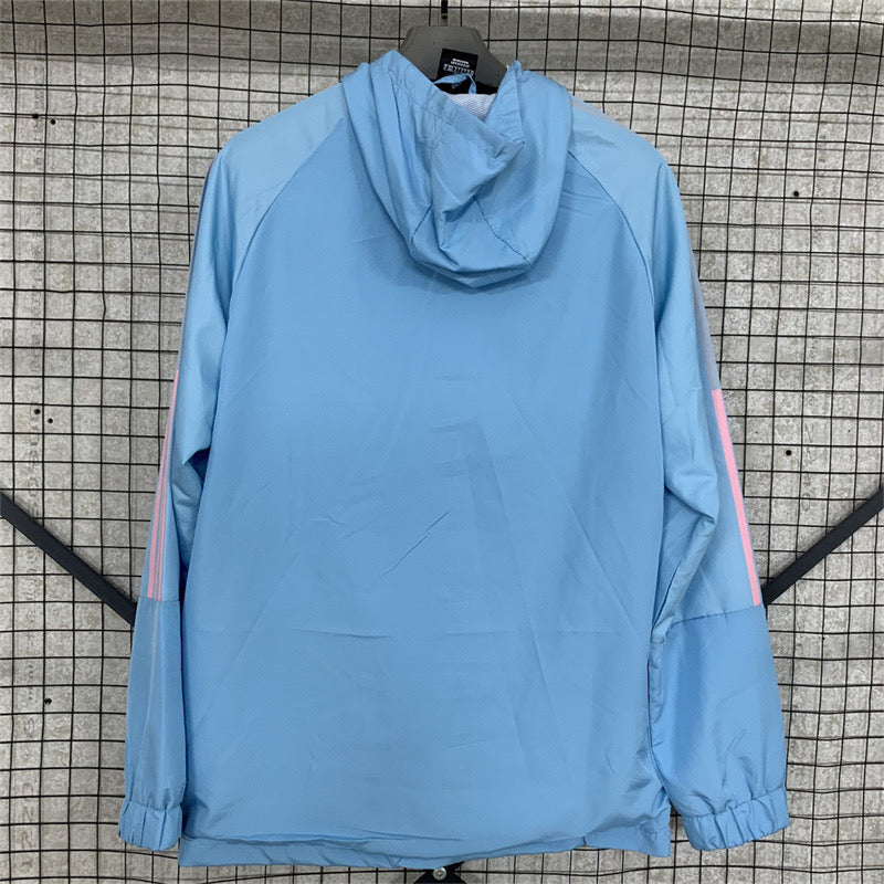 Argentina blue windbreaker