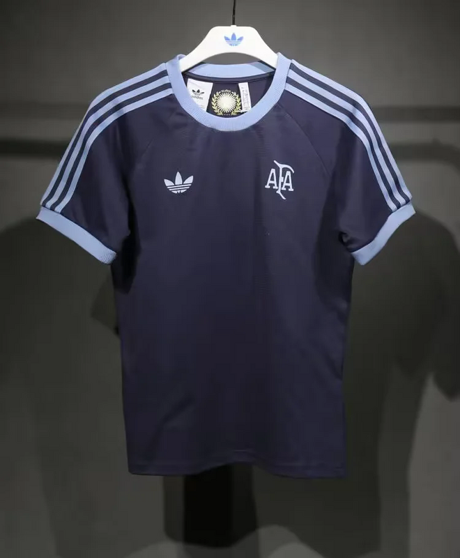 Argentina dark blue cotton t shirt