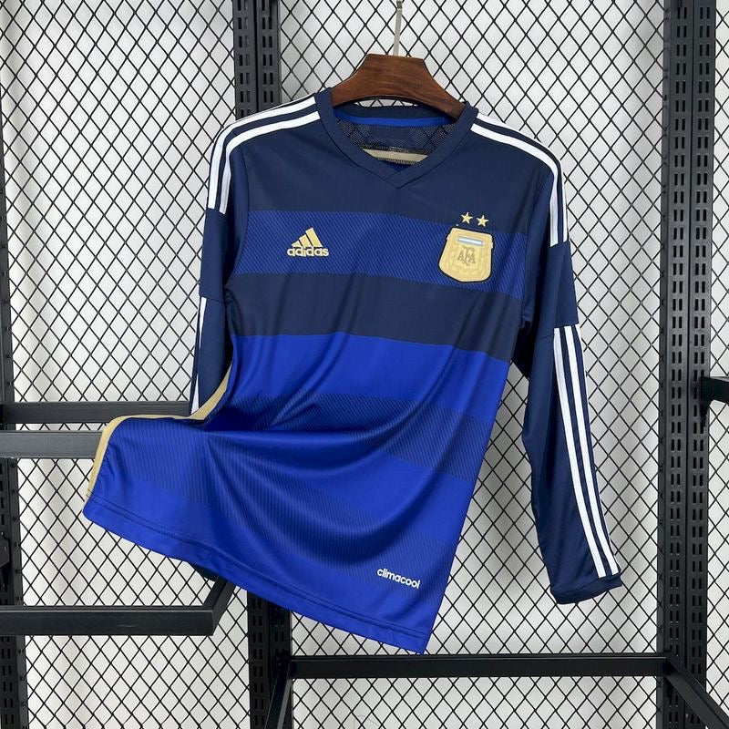 Argentina away retro long sleeve jersey 2014 tm