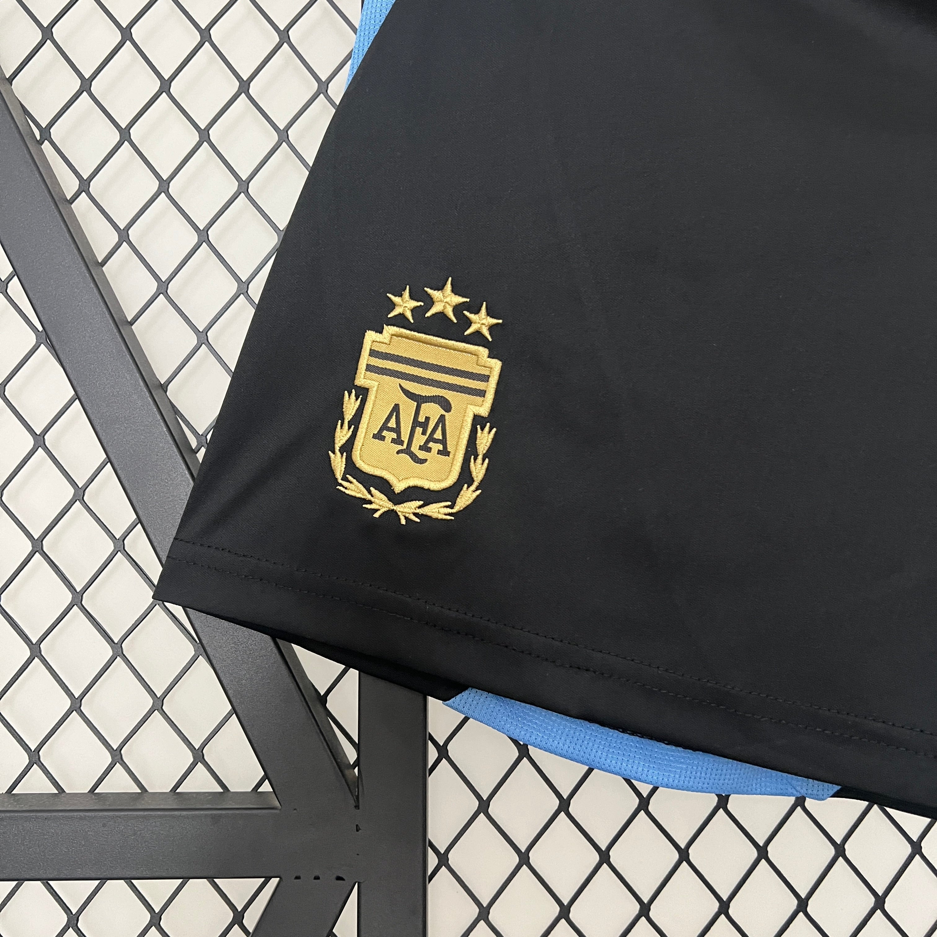 Argentina black shorts 2024