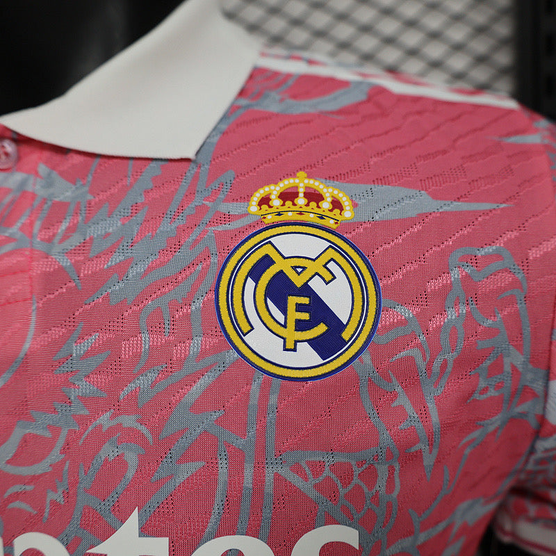 REAL MADRID PINK DRAGON PLAYER VERSION JERSEY 2024/2025 tm