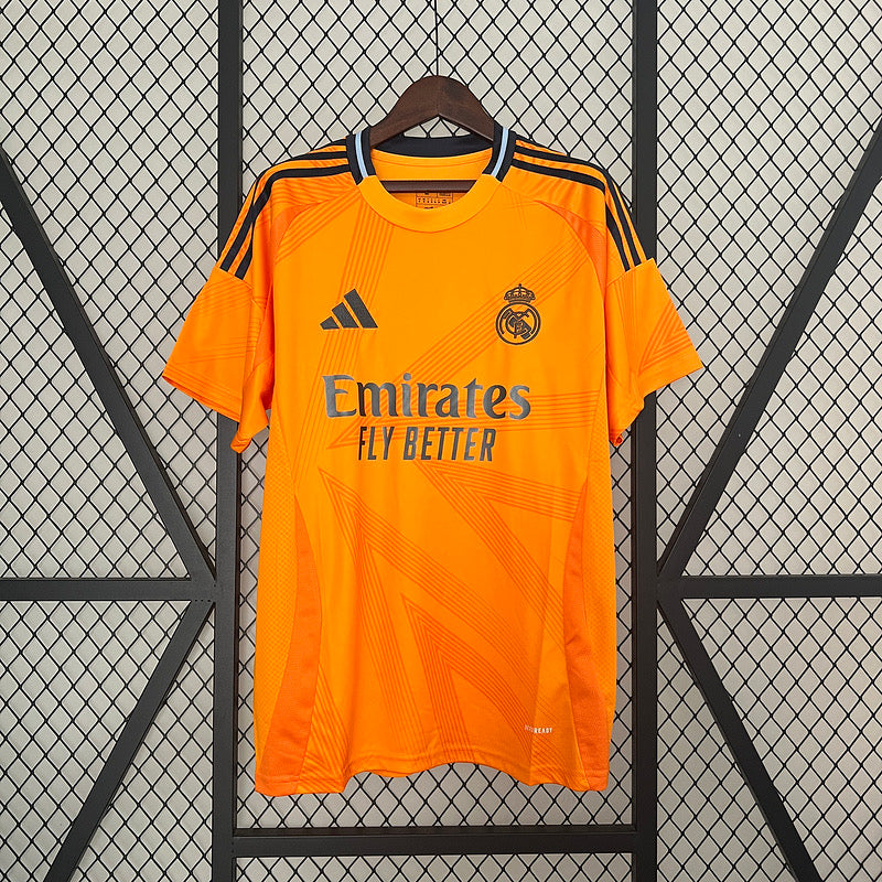 REAL MADRID AWAY ORANGE FAN VERSION 2024/2025 tm