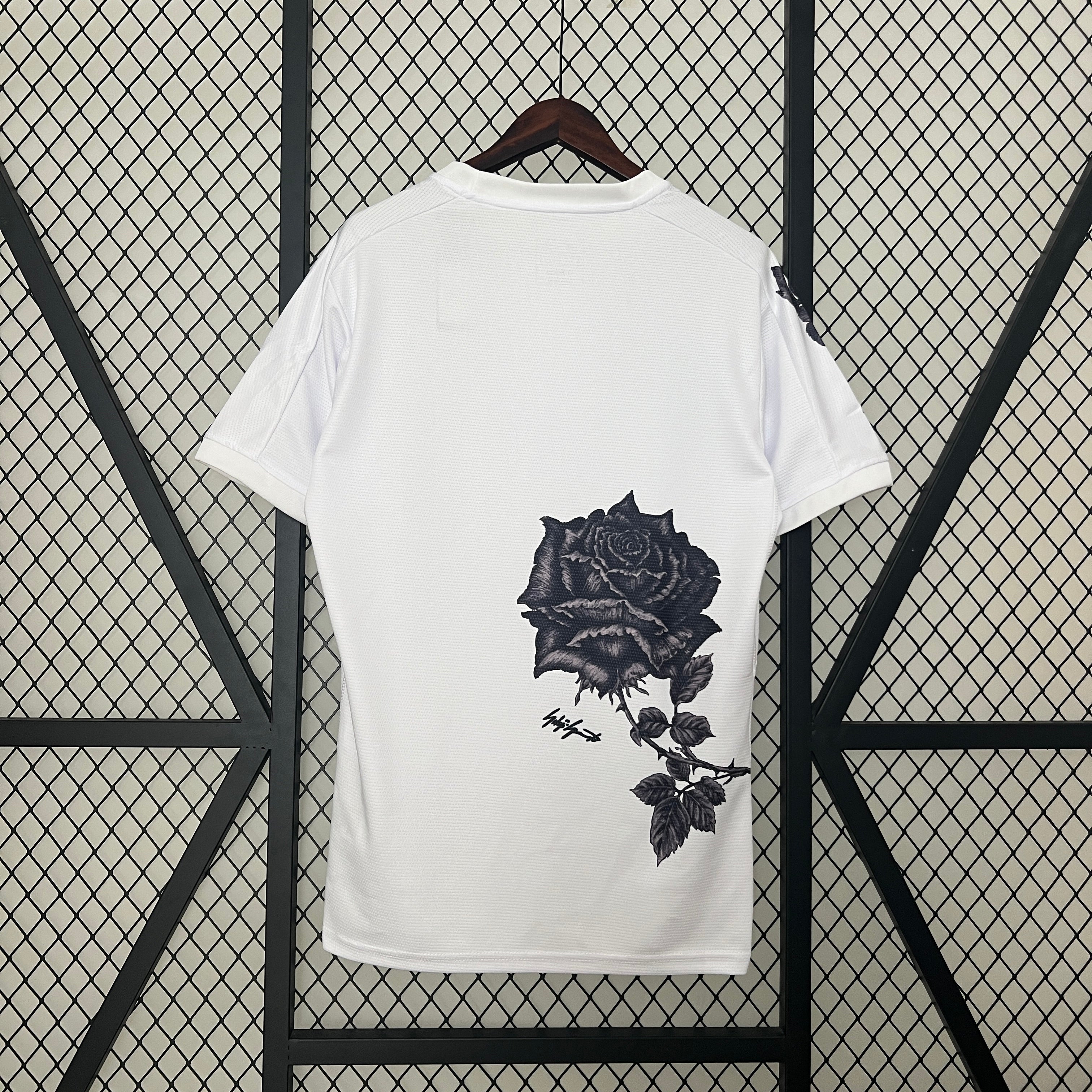 REAL MADRID Y-3 WHITE JERSEY FAN 2024/2025 tm