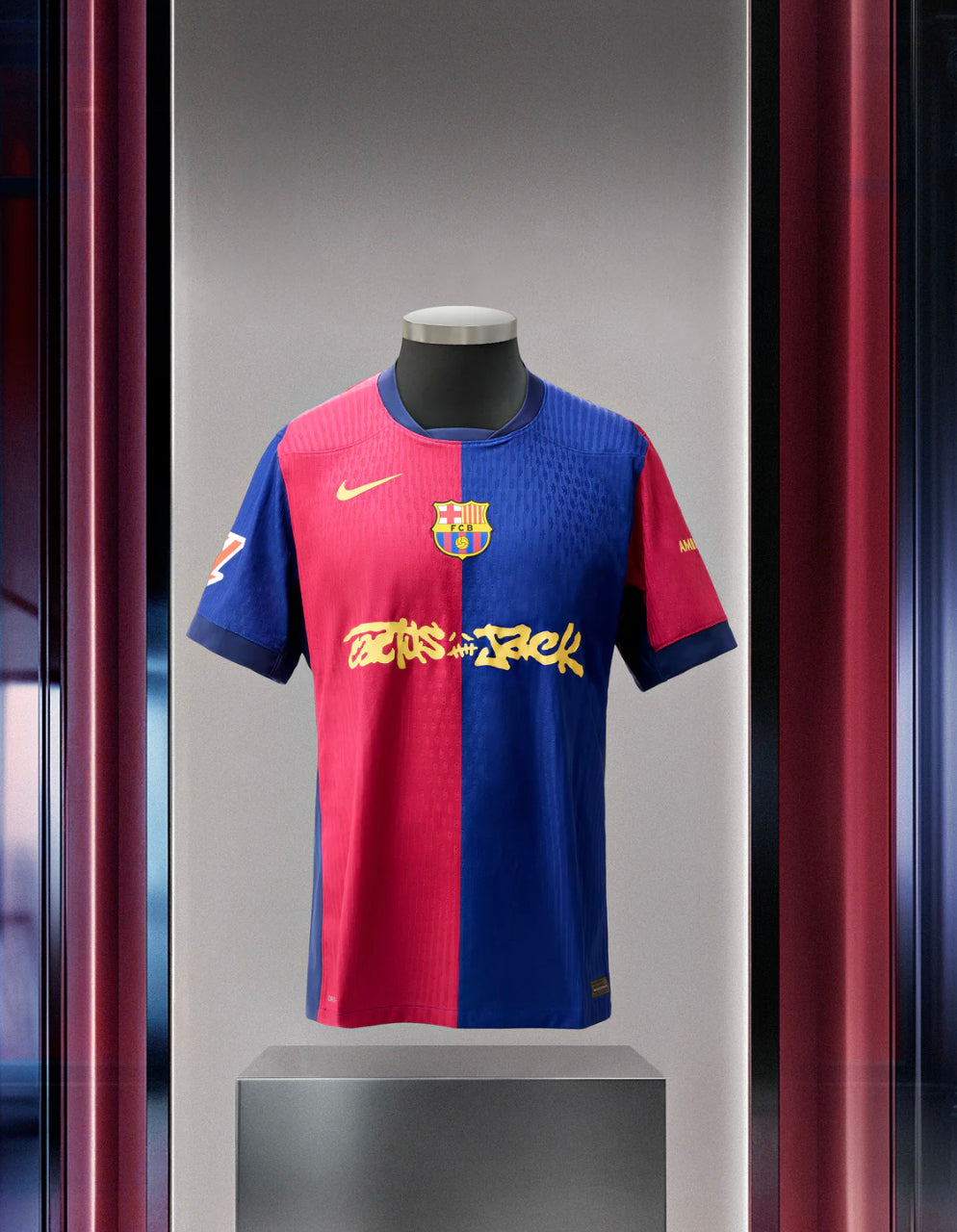 Barcelona limited Travis Scott edition shirt player version tm 2025/2026 tm