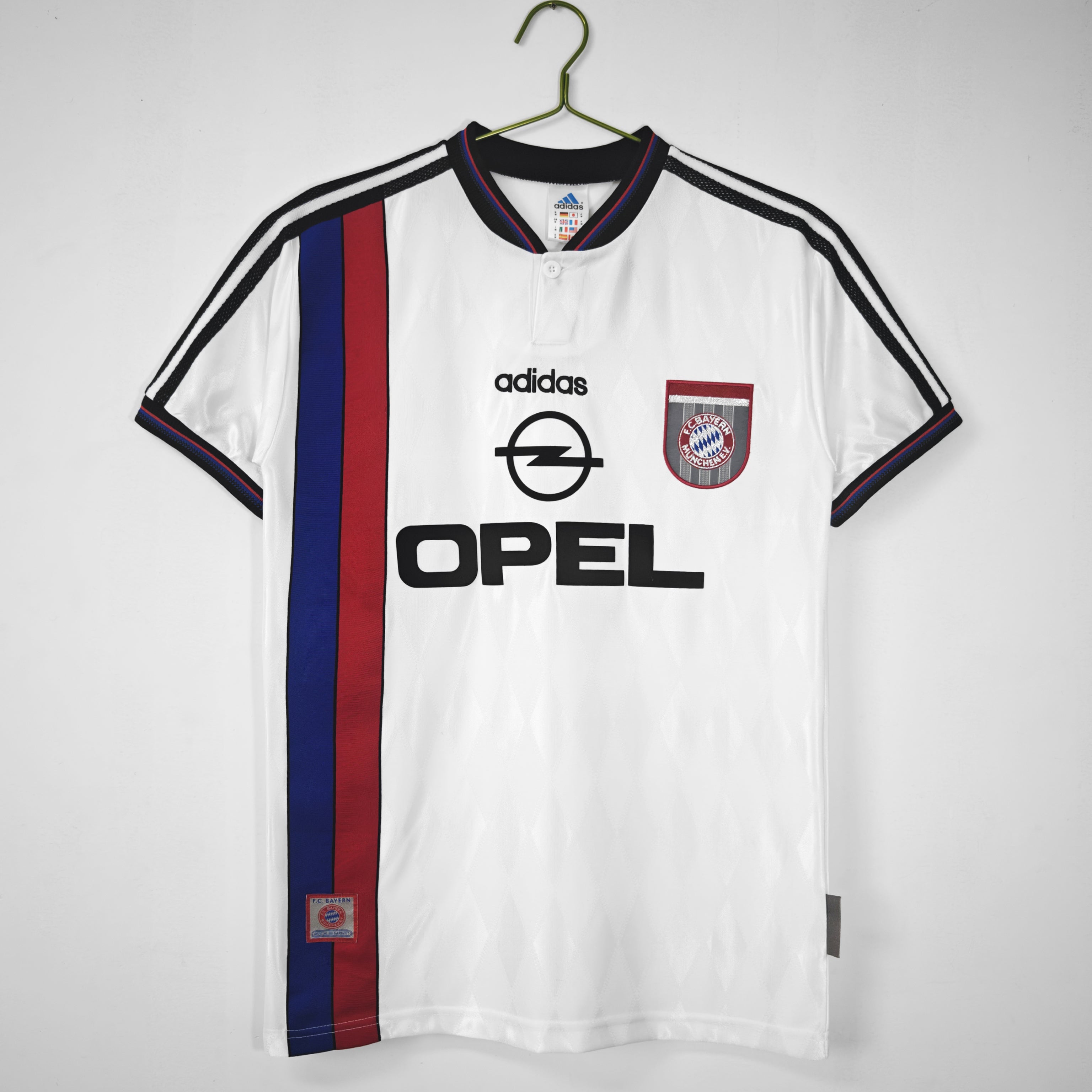 Bayern away white retro jersey 1996/1998 tm