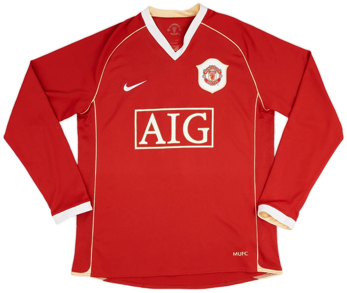 Manchester United 06-07 Home Long Sleeve