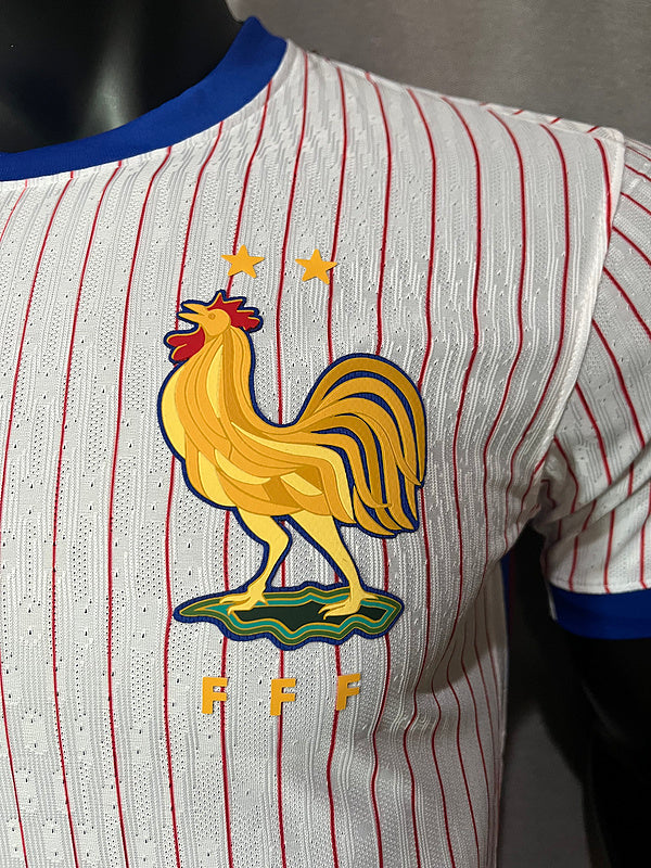 2024 France away white player version jersey tm