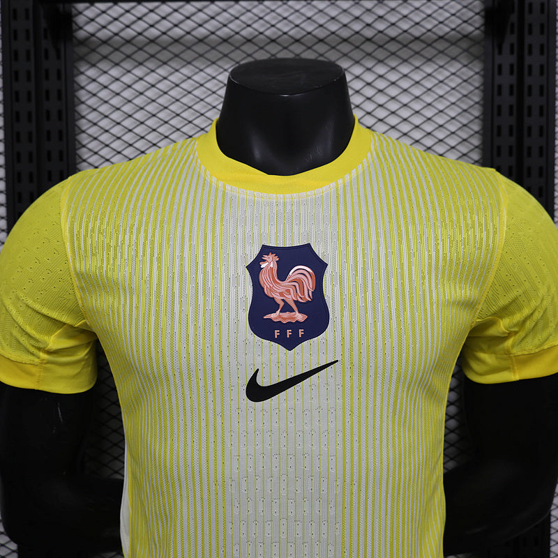 25-26 France yellow player version jersey tm