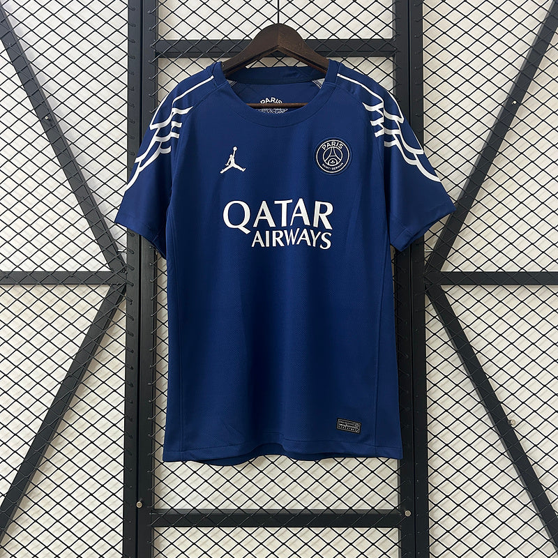 24-25 PSG fourth away blue jersey