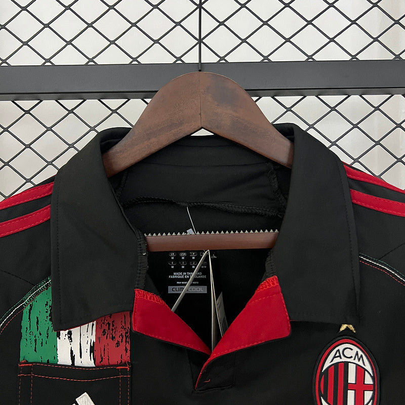 12-13 AC MILAN away black retro jersey tm