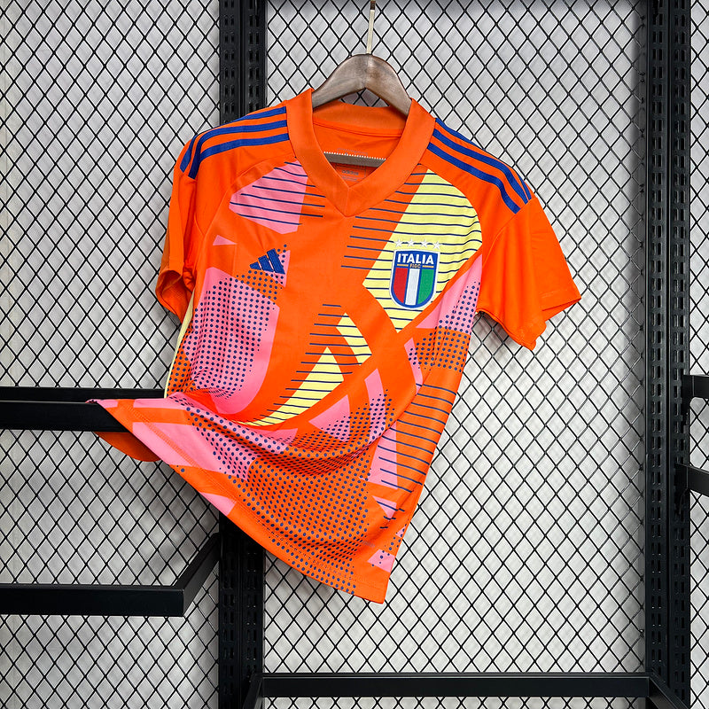 24-25 Italy Orange goalkeeper jersey