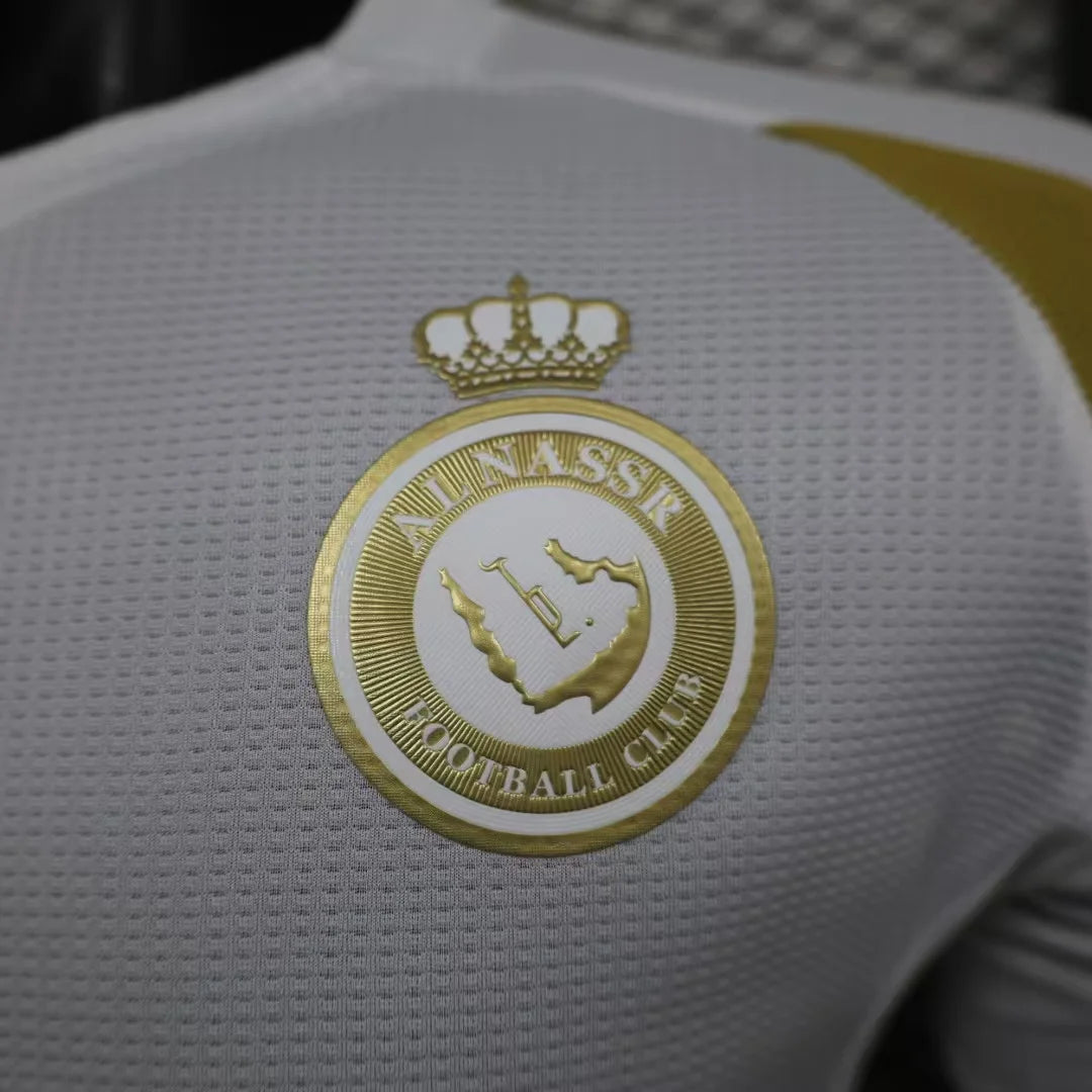 24-25 Al nassr Third away white player version jersey tm