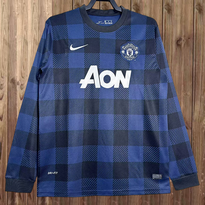 13-14 MANCHESTER UNITED away retro long sleeve jersey tm