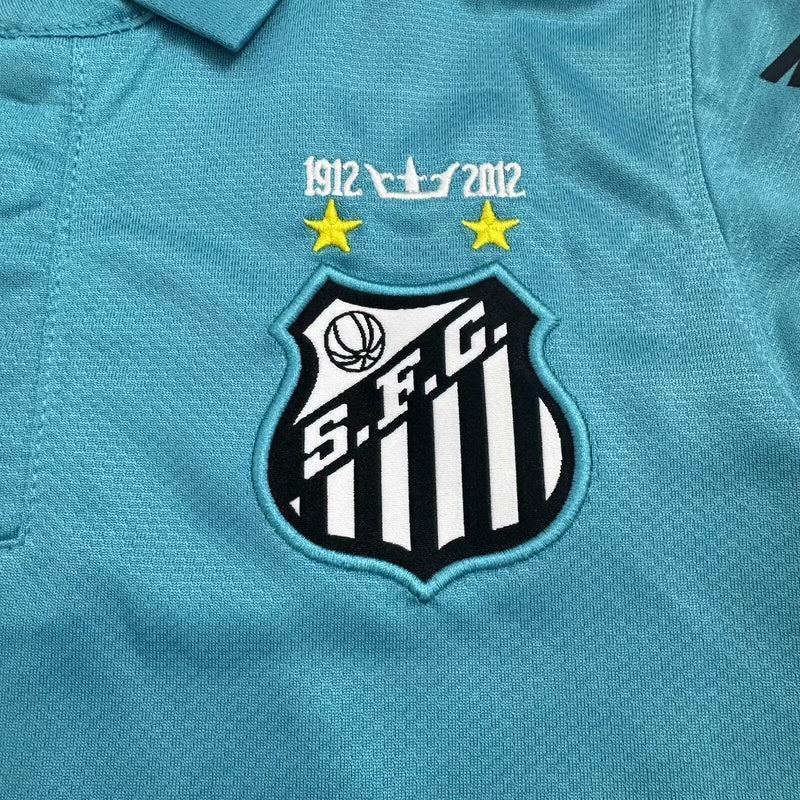 12-13 Santos away blue kid kit