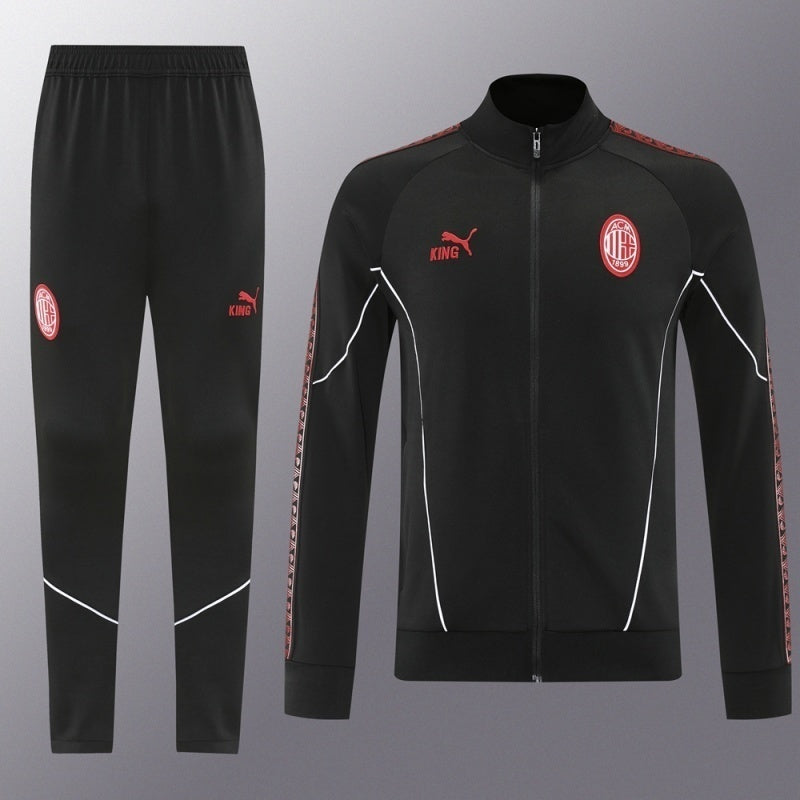 AC Milan 2025/26 Black long sleeve Jacket suit