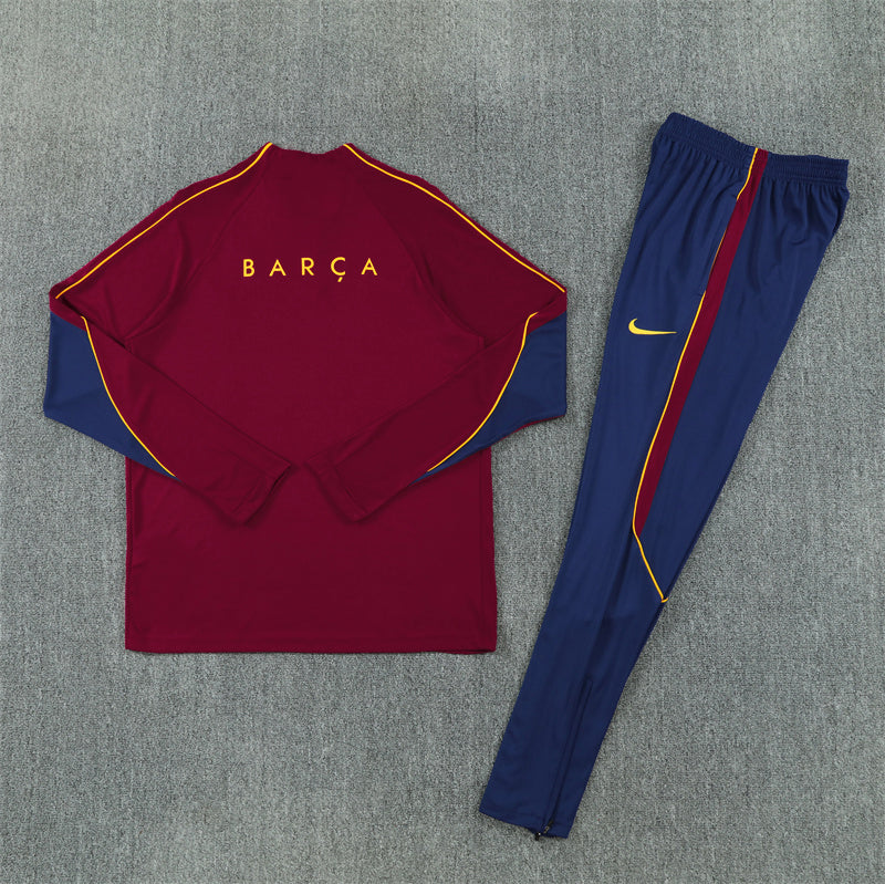 26-27 Season Barcelona Red Color Football Sweater Set