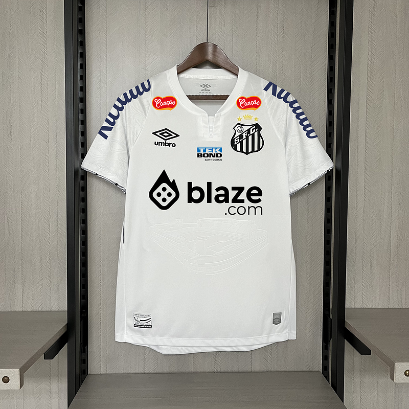 24-25 Santos home all sponsors Fan Version tm