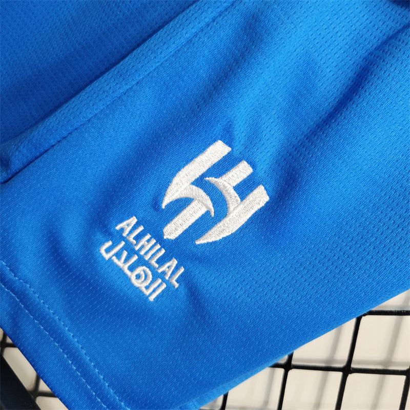 23-24 Al Hilal Home kids Size 16-28 Soccer Jerseys tm