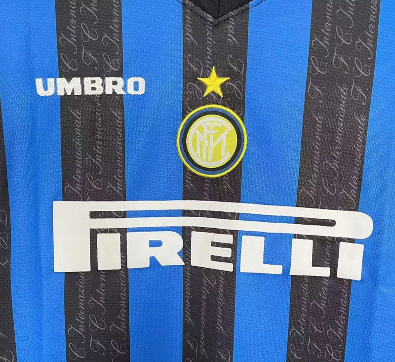 97-98 Inter Milan home long sleeve retro jersey