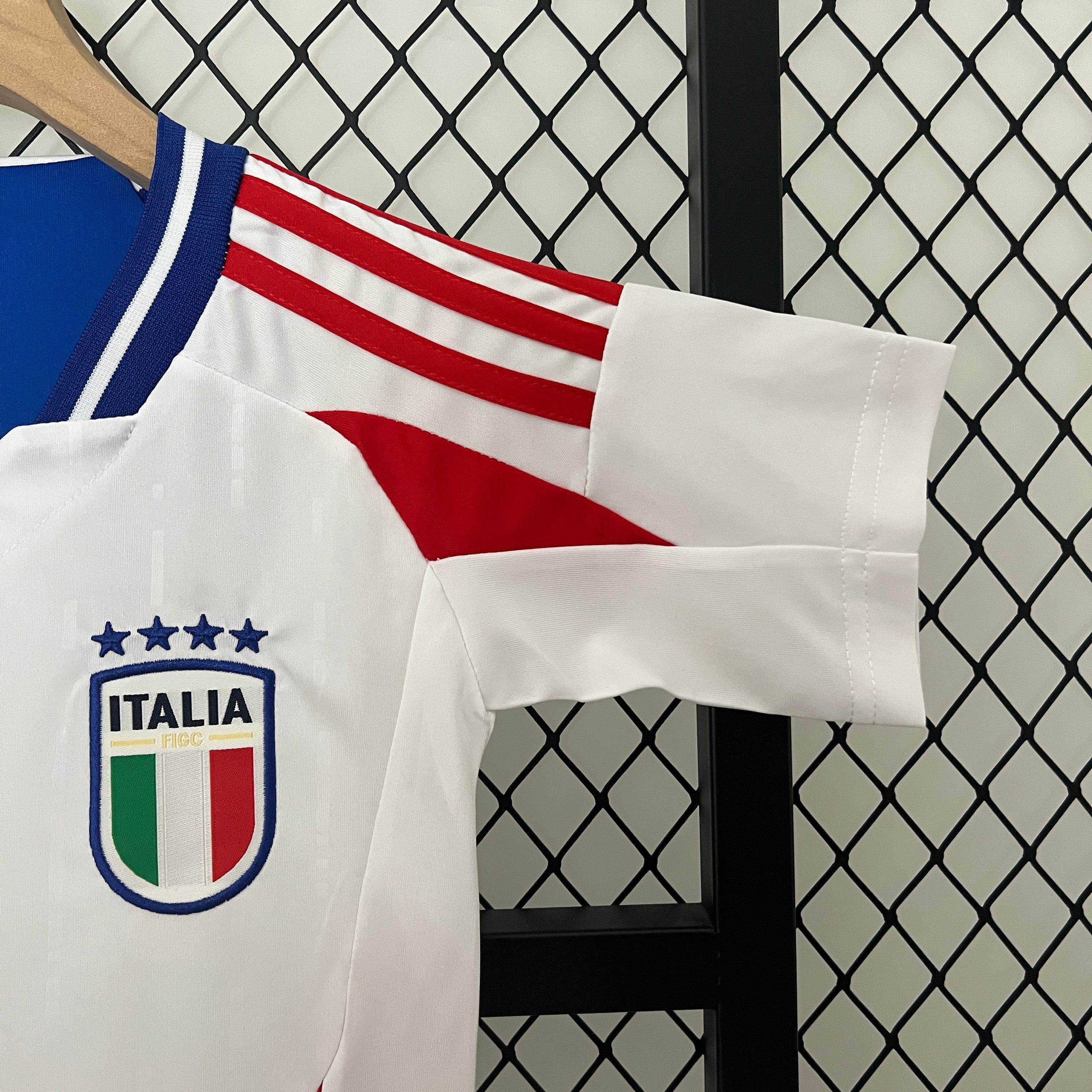 2024 Italy away white kid kit