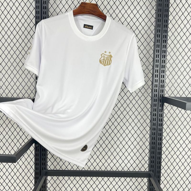 25-26 Santos Pele 1.000 GOLS White Jersey