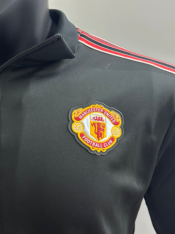 MANCHESTER UNITED black retro model jacket 25-26 JK