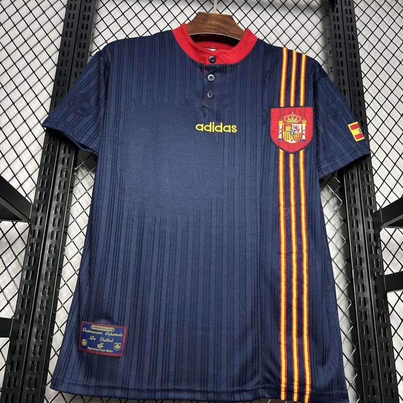 1996 Spain away retro jersey tm