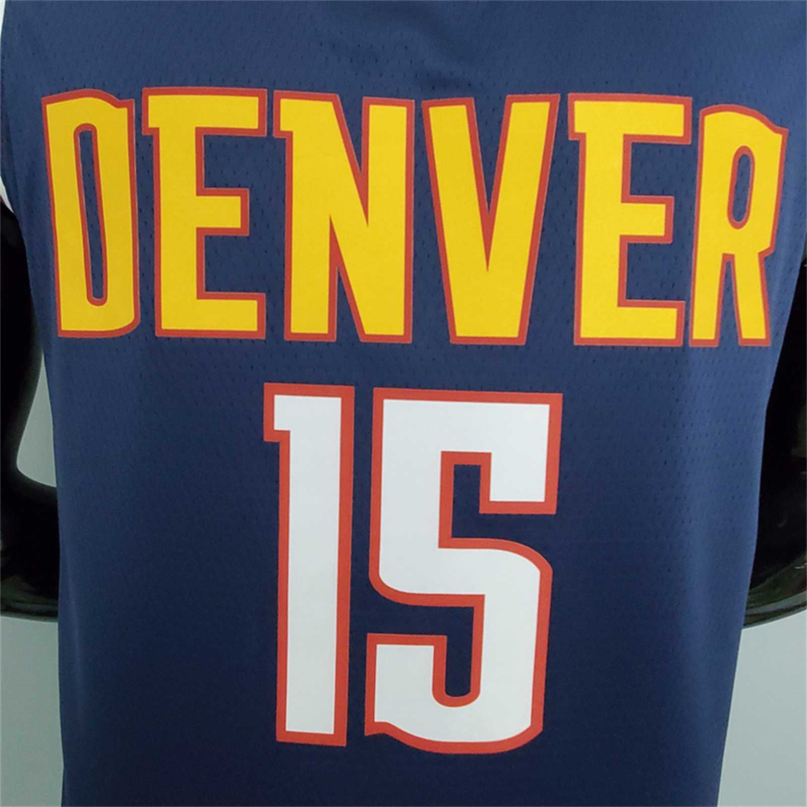 Nuggets Jokic #15 Navy Blue