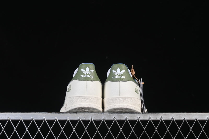 GAZELLE INDOOR LOW-TOP SNEAKERS GREY/WHITE/GREEN