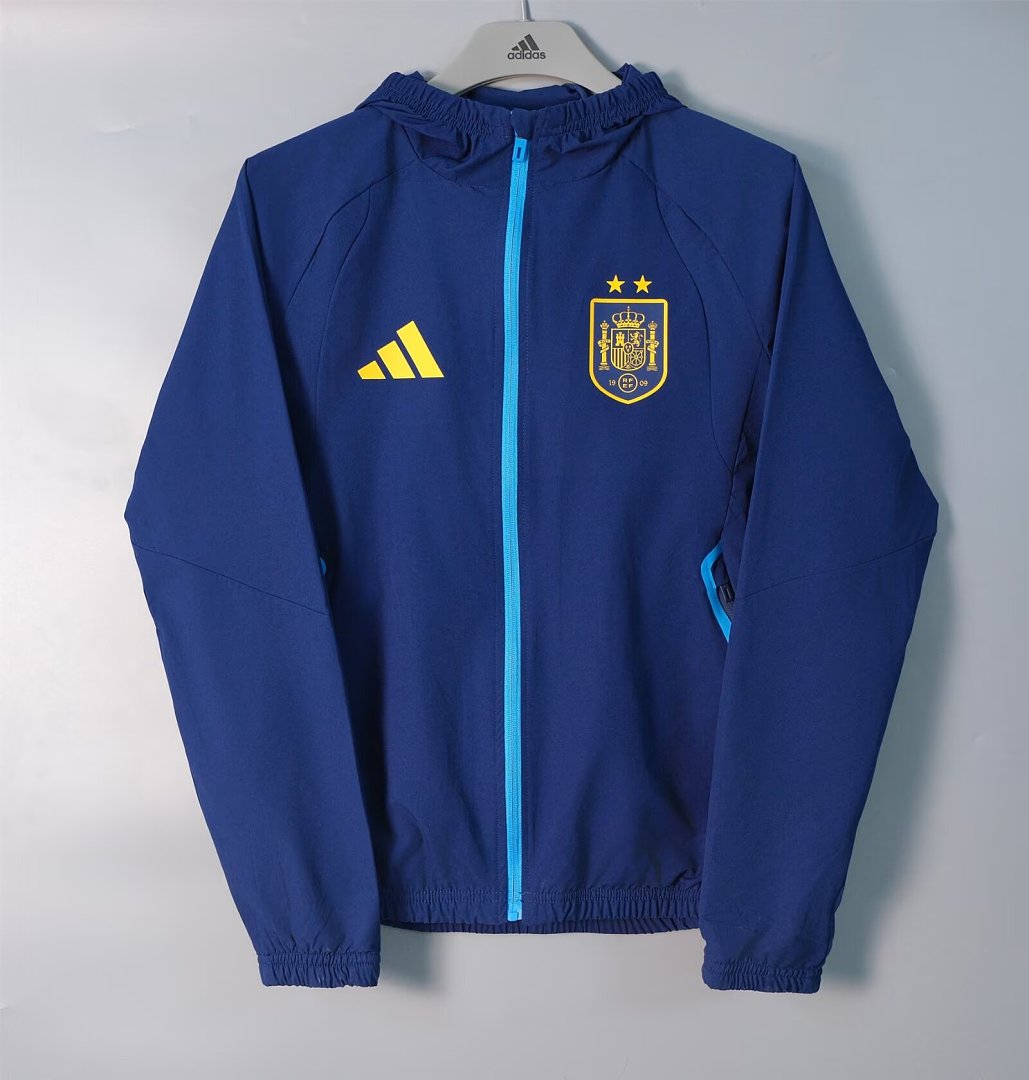 Spain 2026 Dark Blue Windbreaker