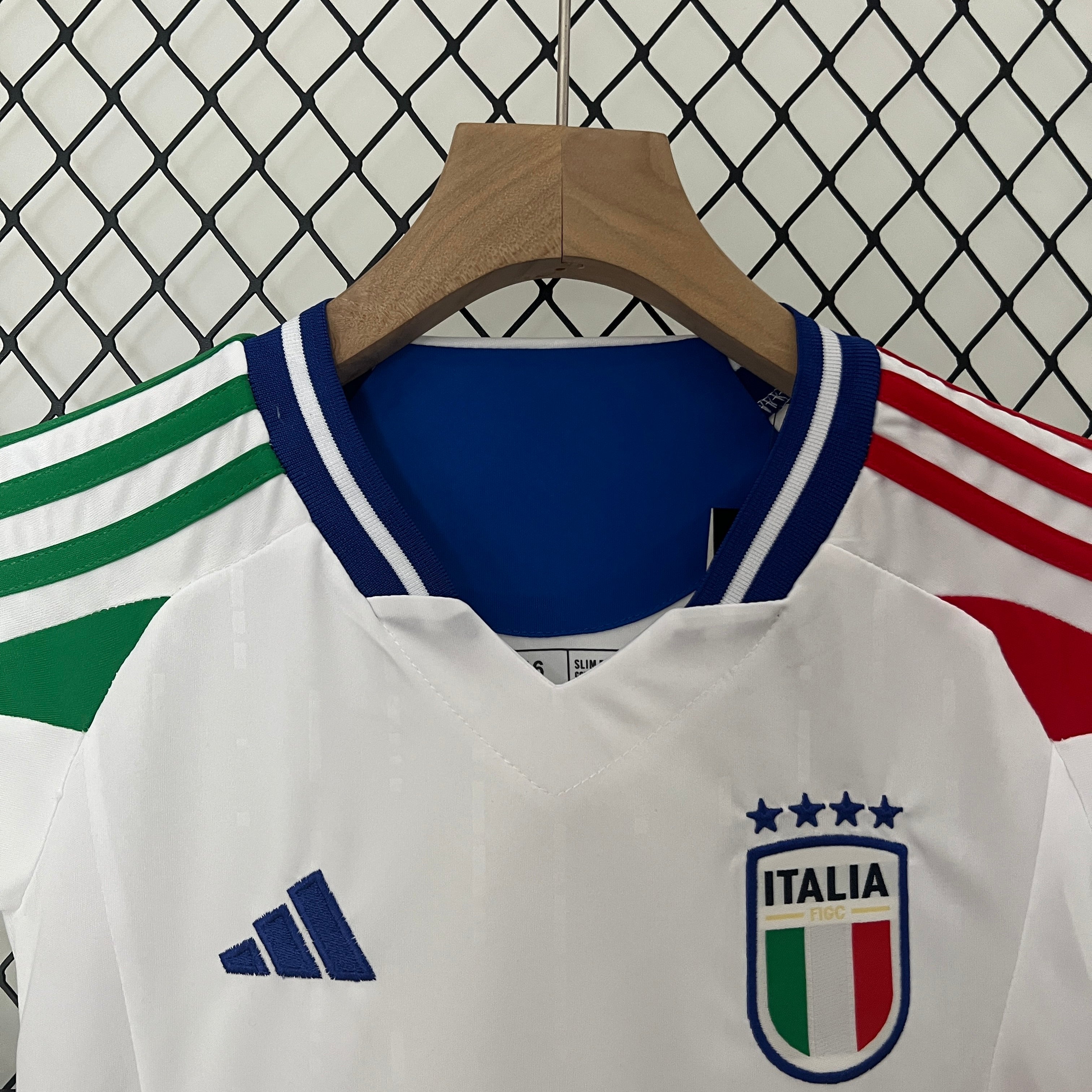 2024 Italy away white kid kit