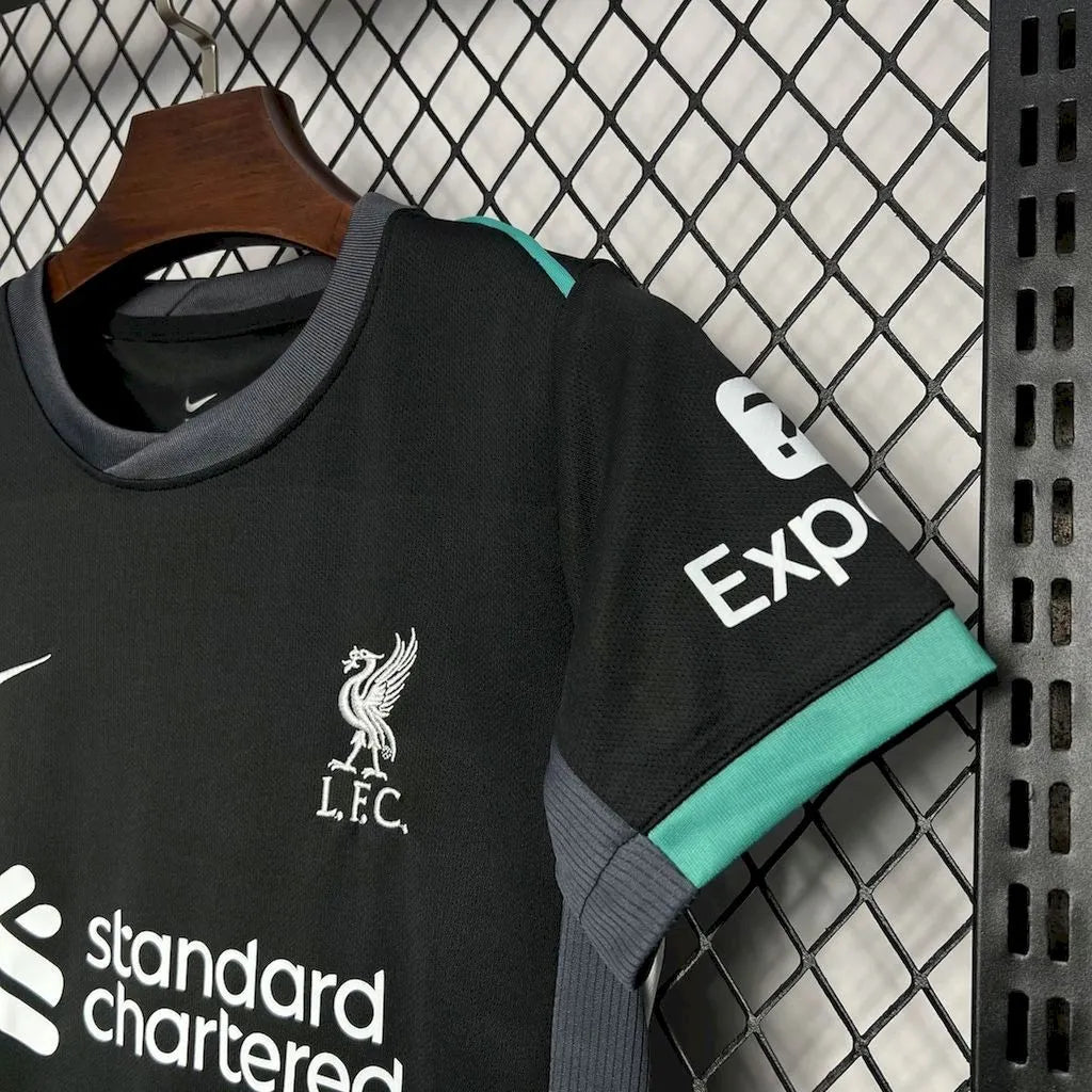 Liverpool Away Kids 24-25 Jersey KIDS SET tm