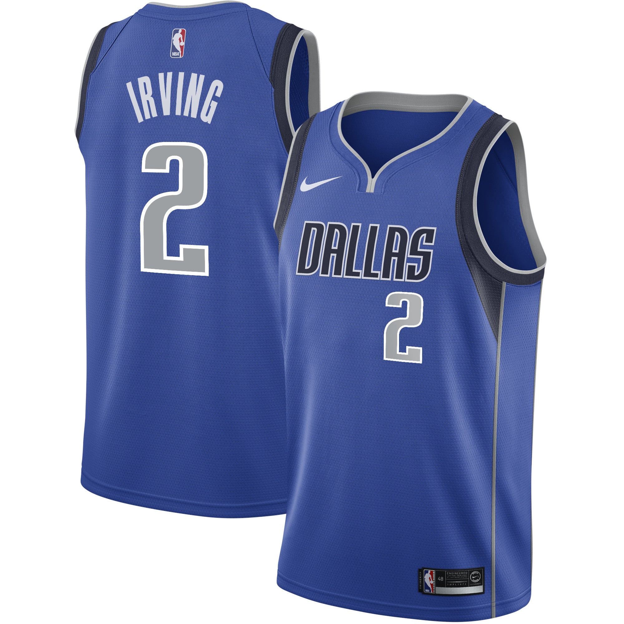 Dallas Mavericks Kyrie Irving Nike Royal Swingman Jersey