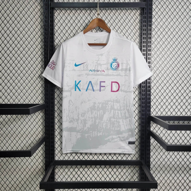 Al-Nassr White Third Shirt Fan Version 23-24 tm