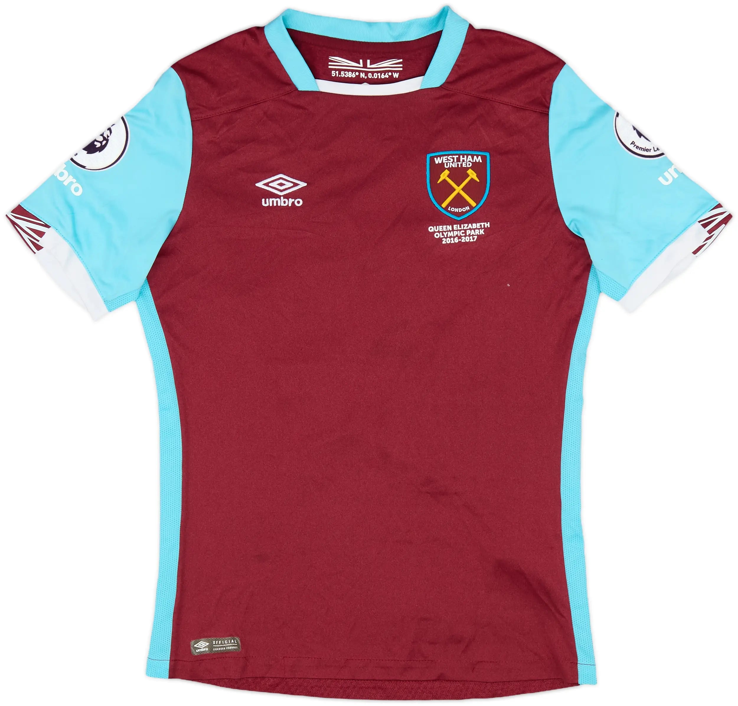 2016-17 West Ham Home Jersey