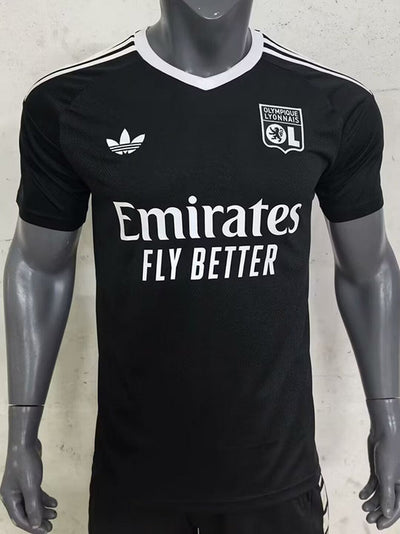 24-25 Lyon black goalkeeper jersey