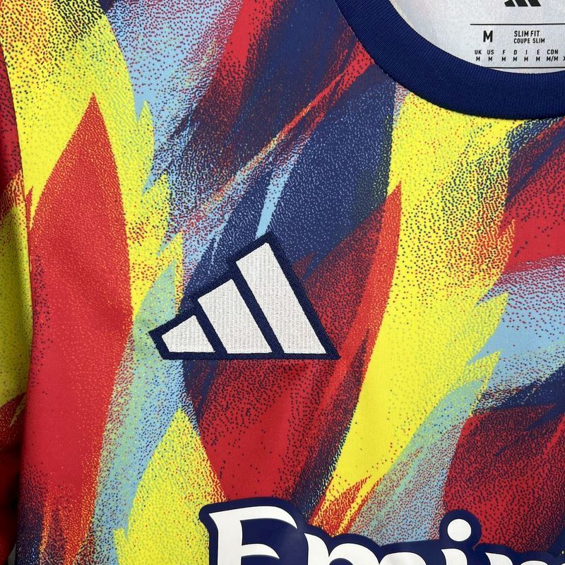 25-26 Arsenal Colorful pre-match training Jersey