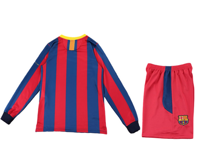 10-11 Barcelona Home Long Sleeve Kids set