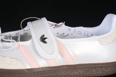 SAMBA JANE LAZY PERSON'S LIFE SHOES WHITE/COFFEE/PINK