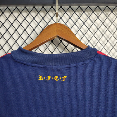 2010 Spain away blue shirt