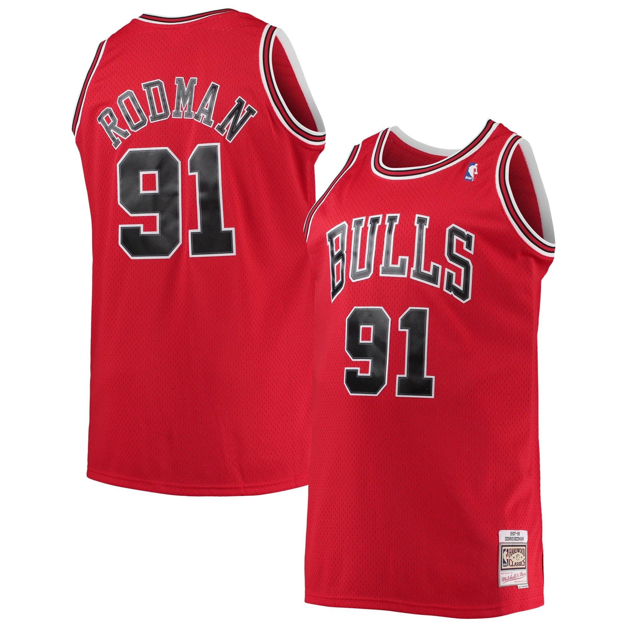 Chicago Bulls Rodman 91 JERSEY